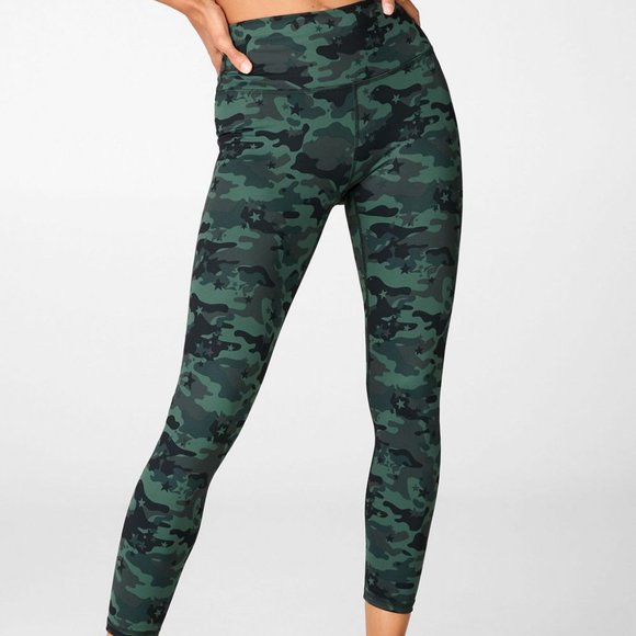 Fabletics Pants - Fabletics High-Waist Printed PowerHold 7/8 legging